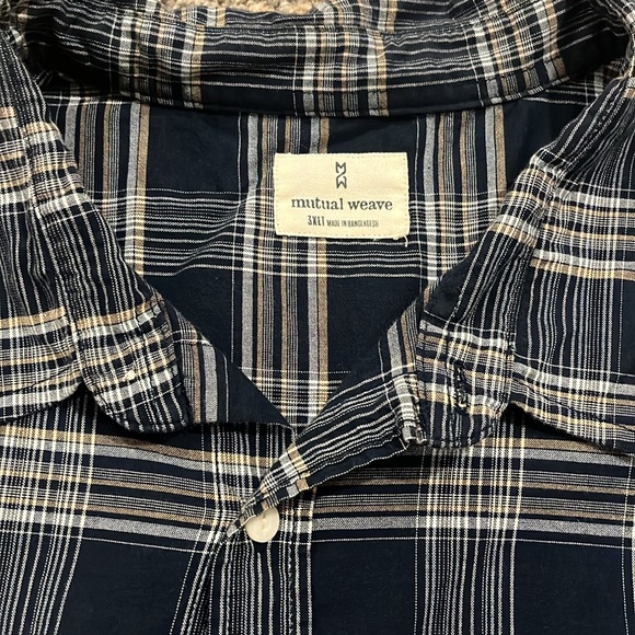 Mens Mutual Weave 3XLT button down shirt - Picture 2 of 4